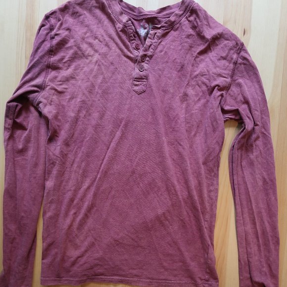 Distressed Long Sleeve Shirt - Picture 1 of 2